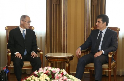 Prime Minister Barzani receives Japanese Ambassador to Iraq